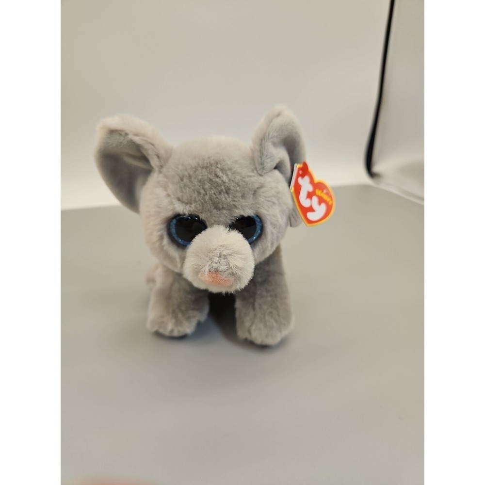 TY Beanie Baby Whipper the Elephant Plush‎ Stuffed Animal Toy NEW